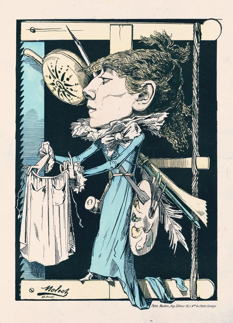 Debuts De Melle Sarah Berhardt Dans Les Precieuses Ridicules