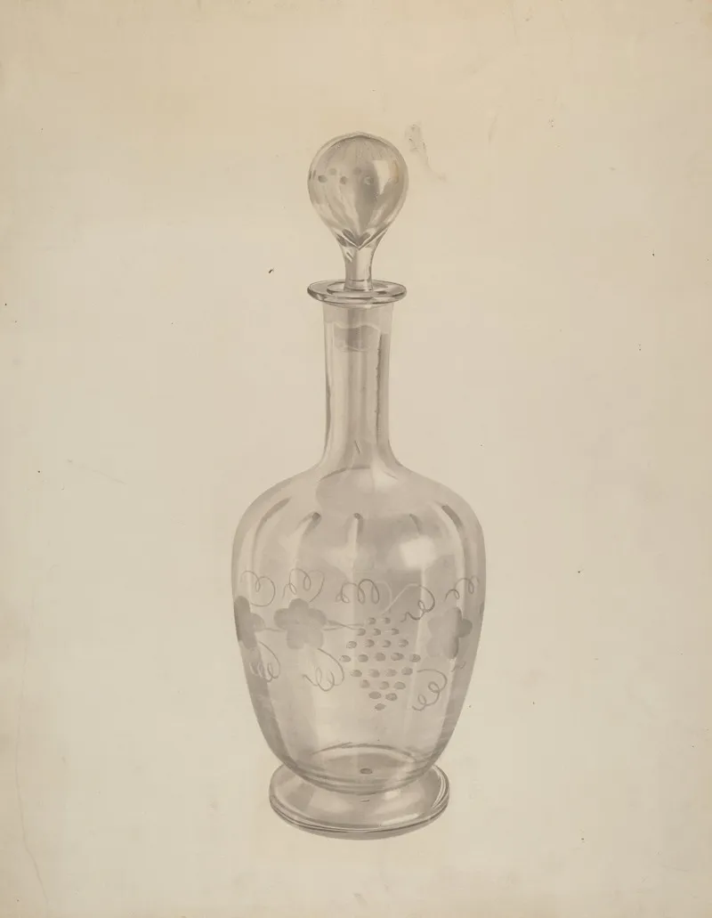 Decanter 13 by Michael Fenga - Canvas Print