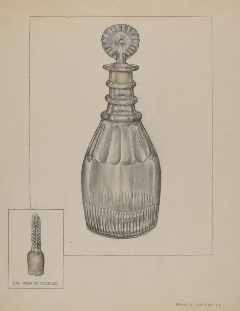 Decanter 3 by Francis Law Durand - Canvas Print