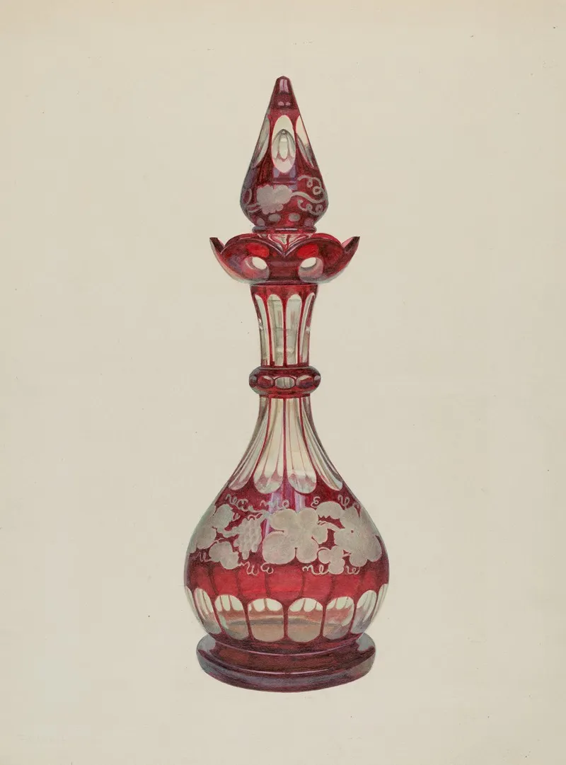 Decanter 4 by Frank M. Keane - Canvas Print