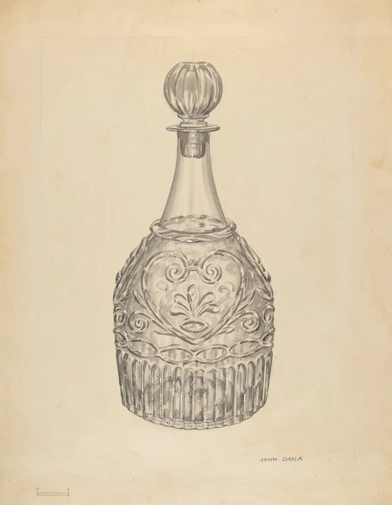 Decanter 7 by John Dana - Canvas Print