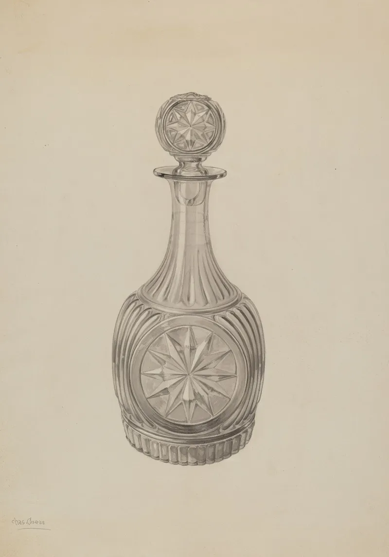 Decanter by Charles Caseau - Canvas Print