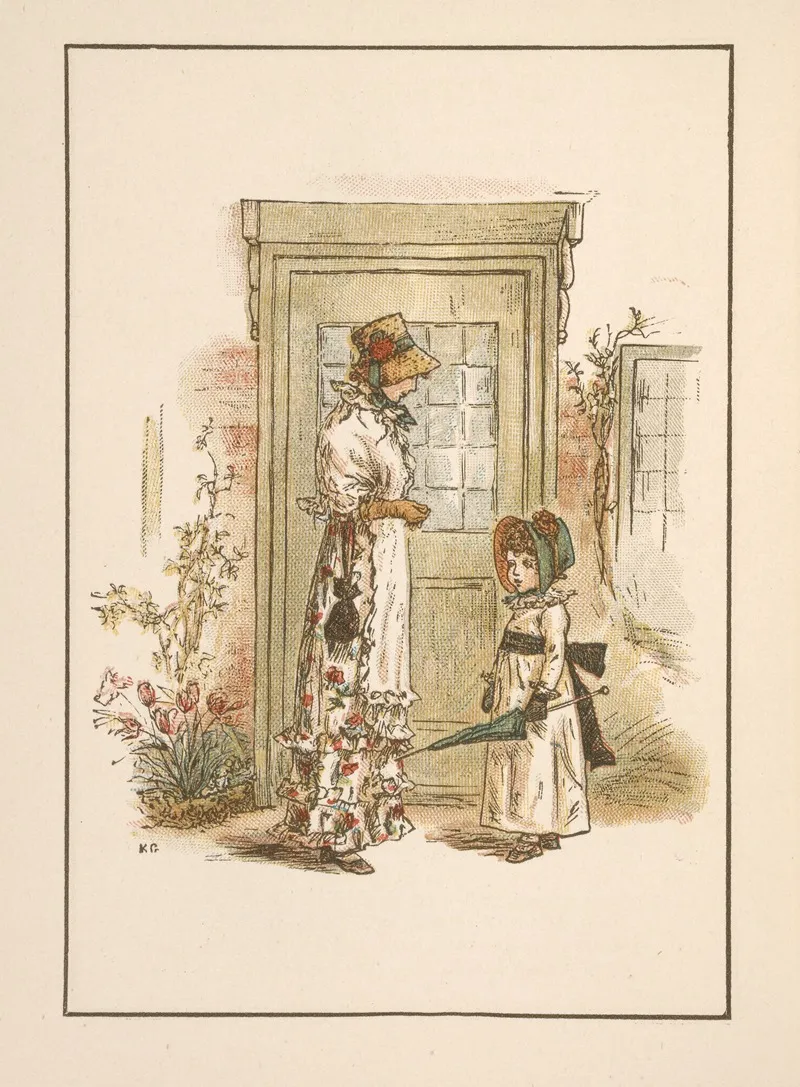 December 25 by Kate Greenaway - Canvas Print