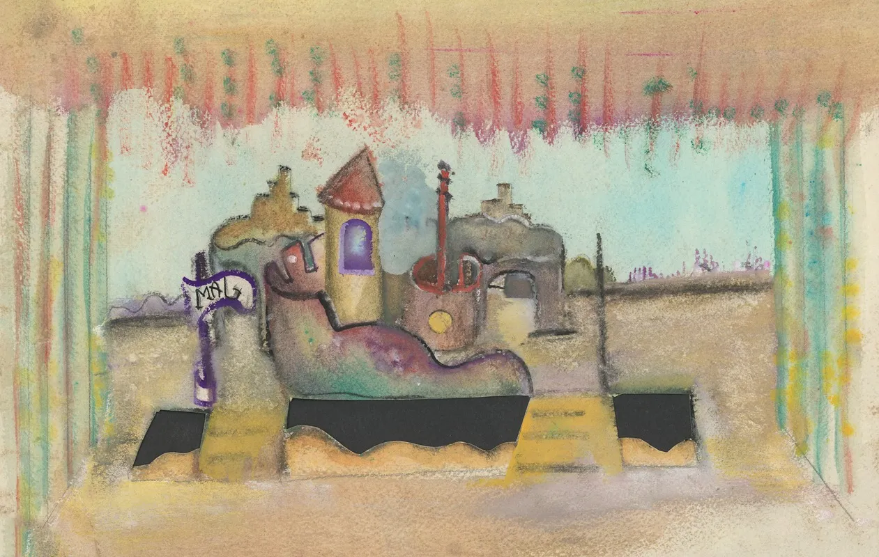 Decor Van Den Vos Reinaerde by Lon Landau - Canvas Print