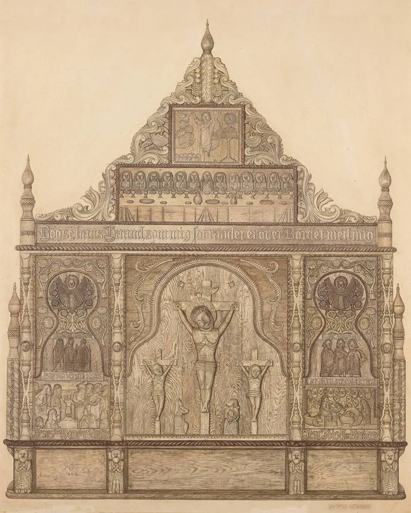 Decorah Altar by Raymond Neumann - Canvas Print