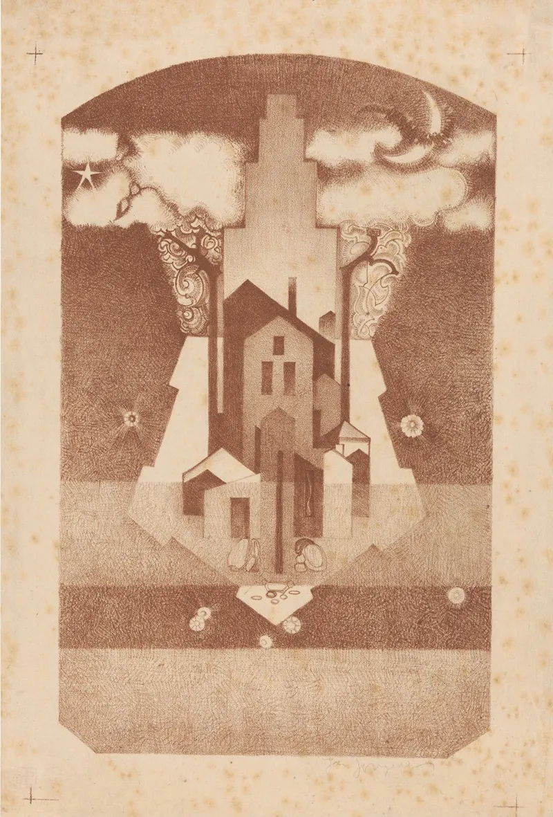 Decoratief Ontwerp Voor Een Fabriek by Jac Jongert - Canvas Print