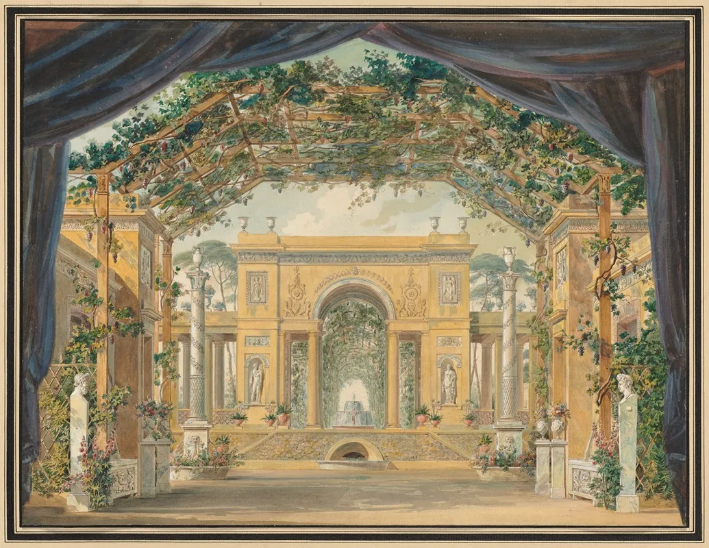 Decoration Executed For The Birthday Of His Majesty The King Of Westphalia