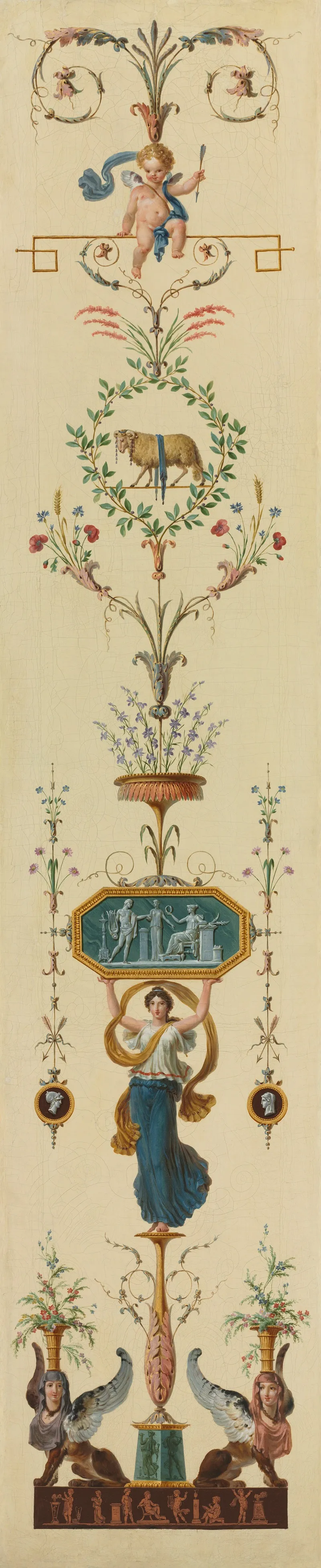 Decorative Panel 8 by Pierre Rousseau - Canvas Print