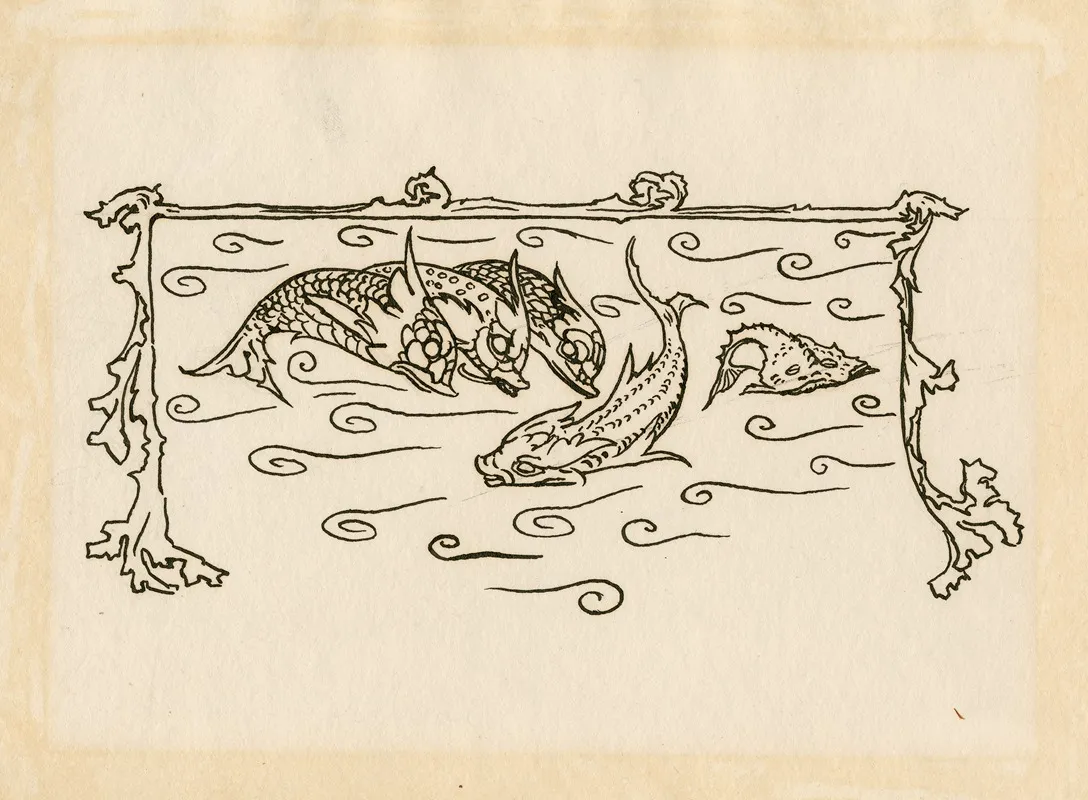 Decorative Tail Piece To Page 46 Of Bells Edition Of The Tempest