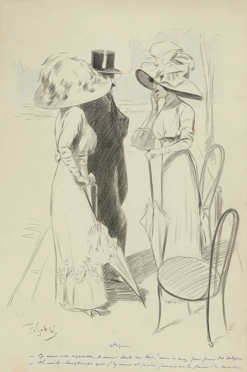 Decue by Fernand Louis Gottlob - Canvas Print