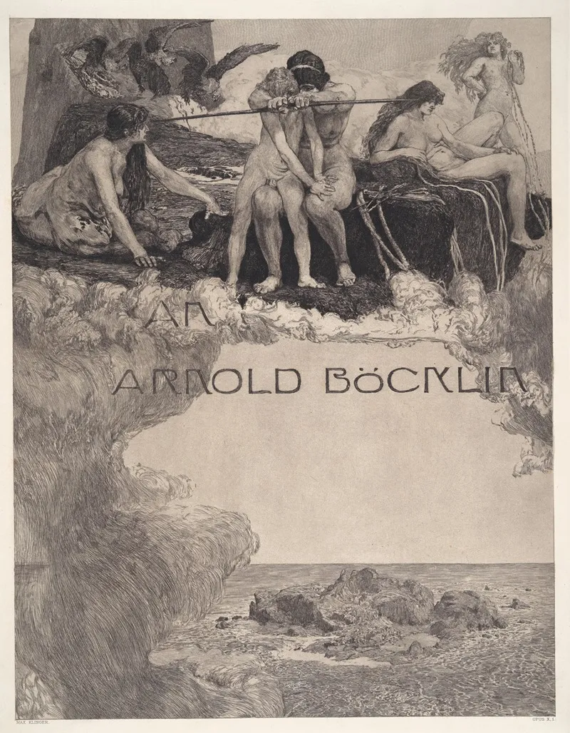 Dedication Widmung To Arnold Bocklin