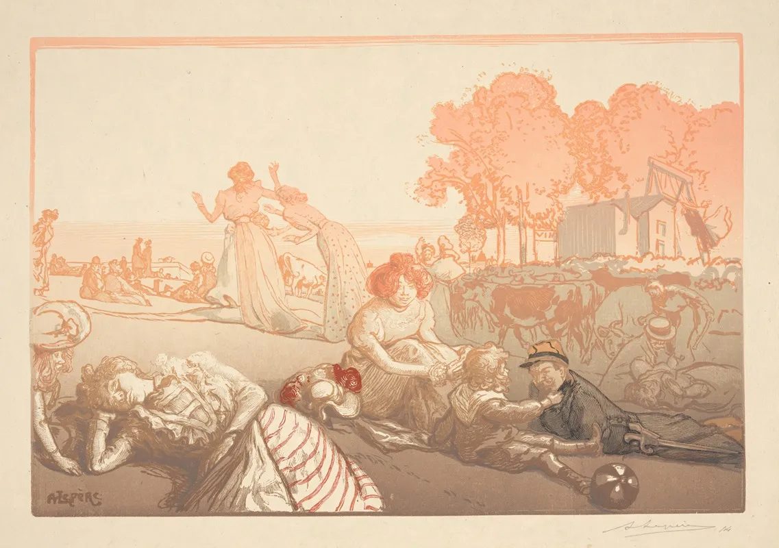 Dejeuner Sur Lherbe Luncheon On The Grass