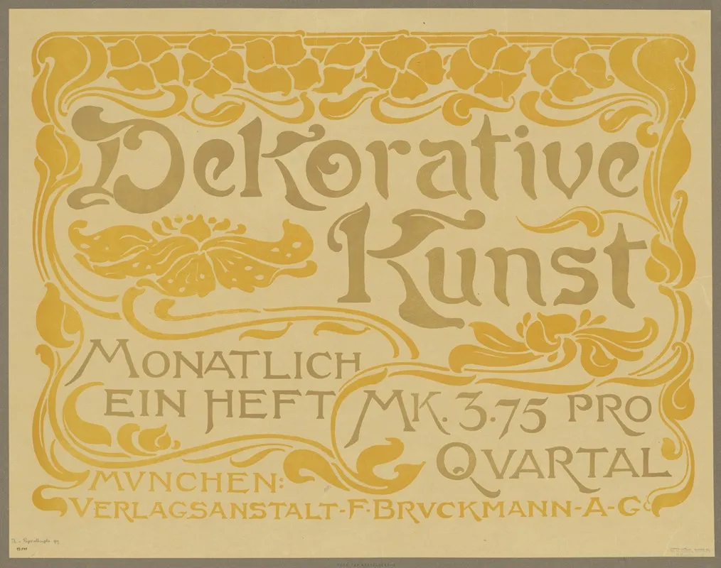 Dekorative Kunst by Georges Lemmen - Canvas Print