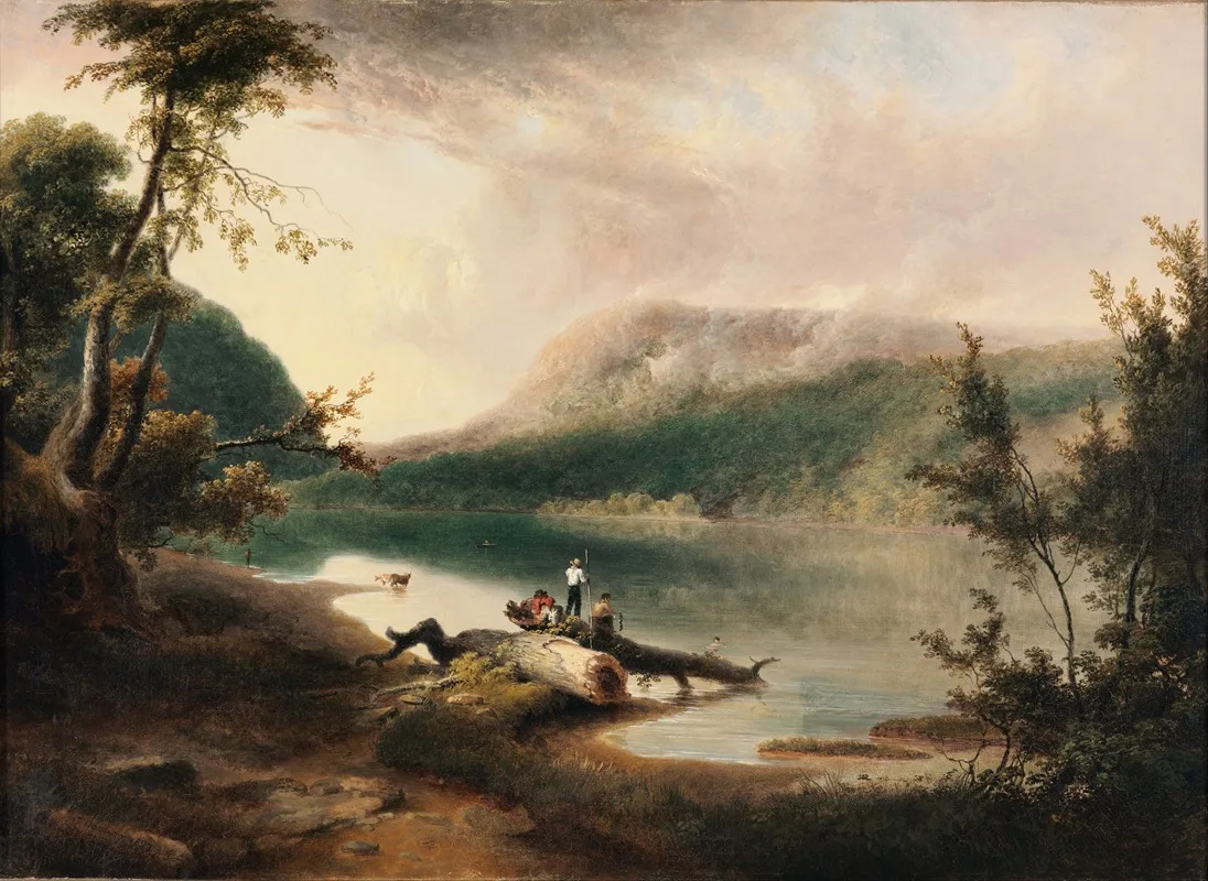 Delaware Water Gap by Thomas Doughty - Canvas Print