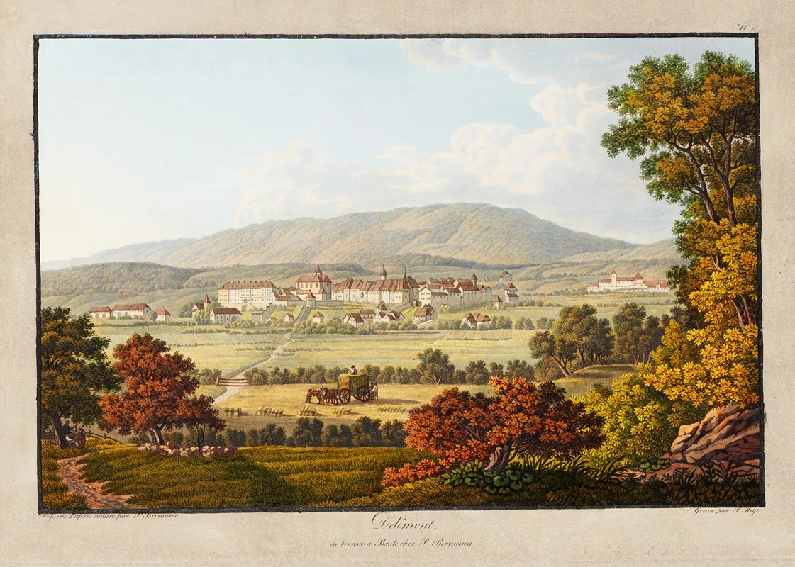 Delemont 2 by Peter Birmann - Canvas Print