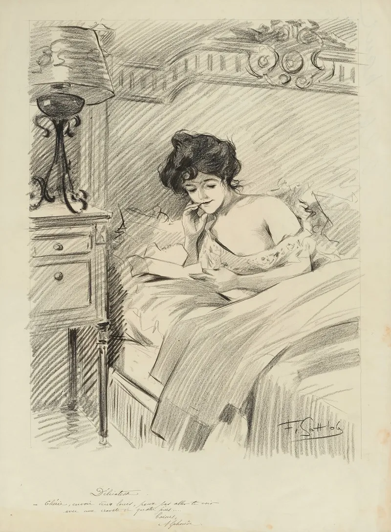Delicatesse by Fernand Louis Gottlob - Canvas Print