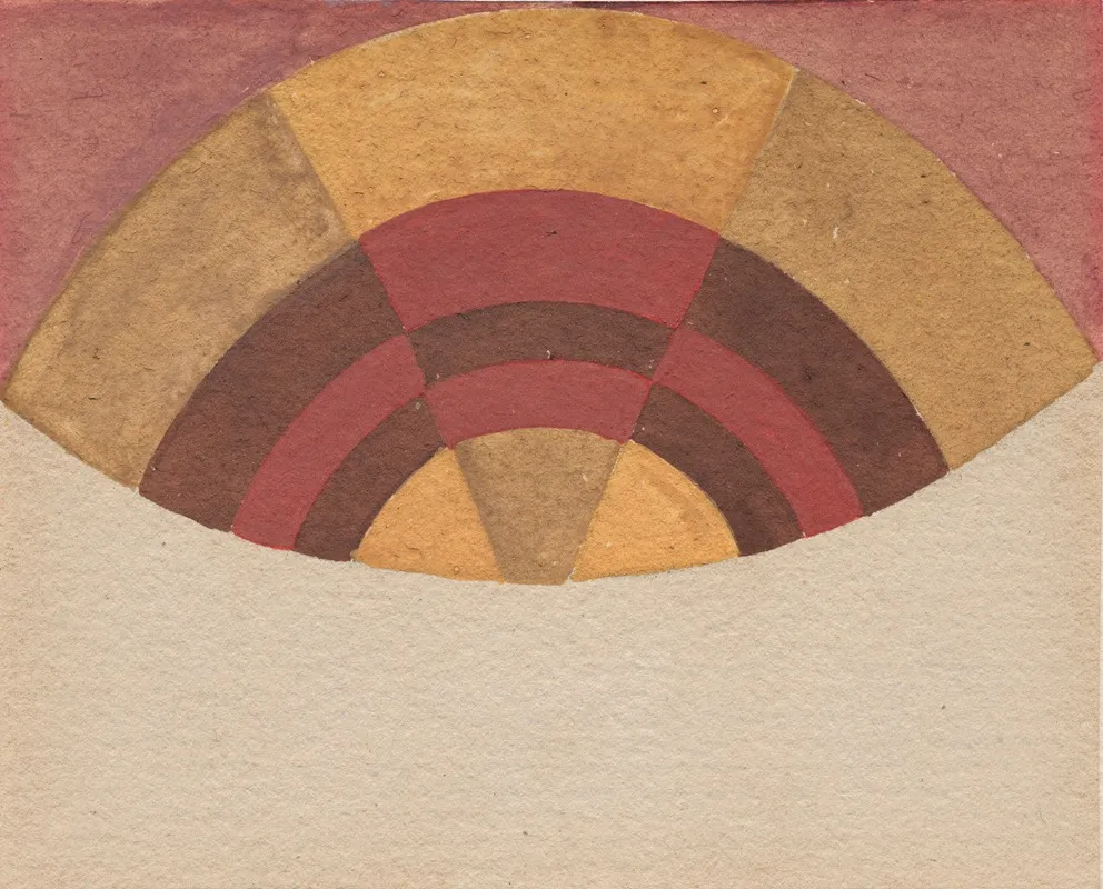 Demi Cercle by Sophie Taeuber-Arp - Canvas Print