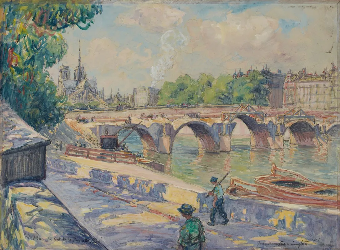 Demolition Du Pont De La Tournelle
