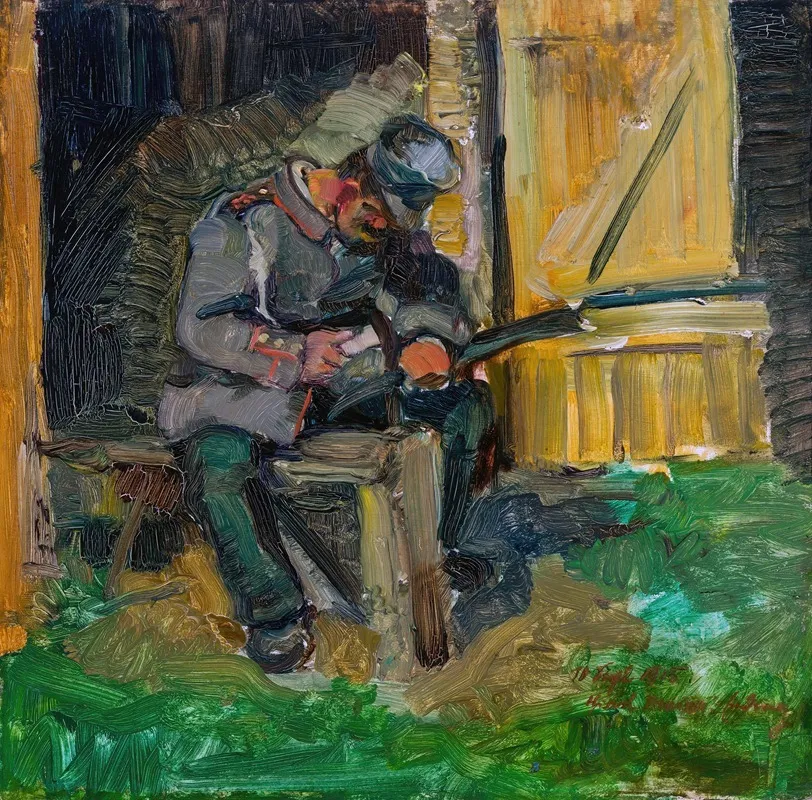 Dengelnder Landsturmmann