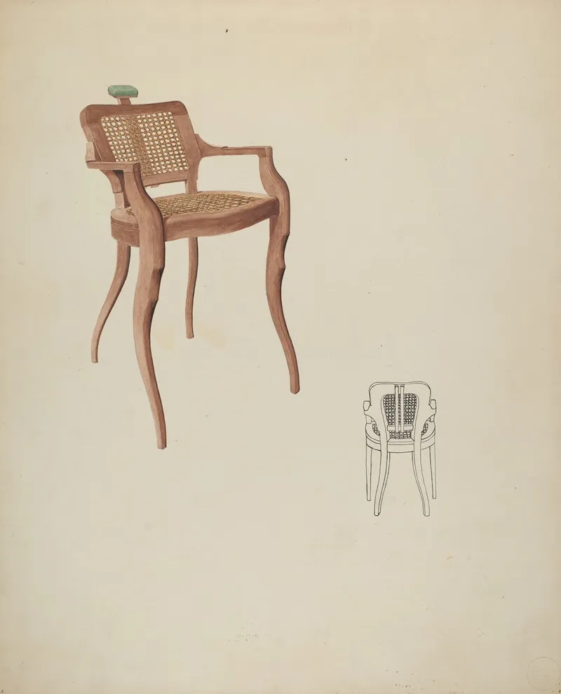 Dental Chair 2 by Lucien Verbeke - Canvas Print