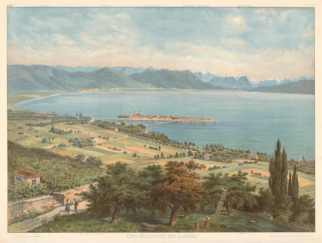 Der Bodensee Bei Lindau by Ray Manley - Canvas Print