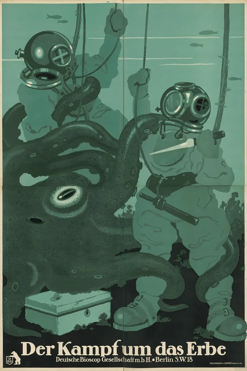 Der Kampf Um Das Erbe by Julius Klinger - Canvas Print