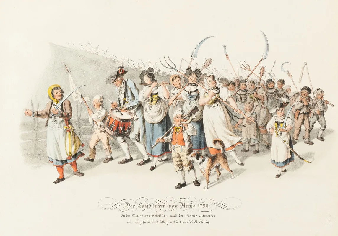 Der Landsturm Von Anno 1798