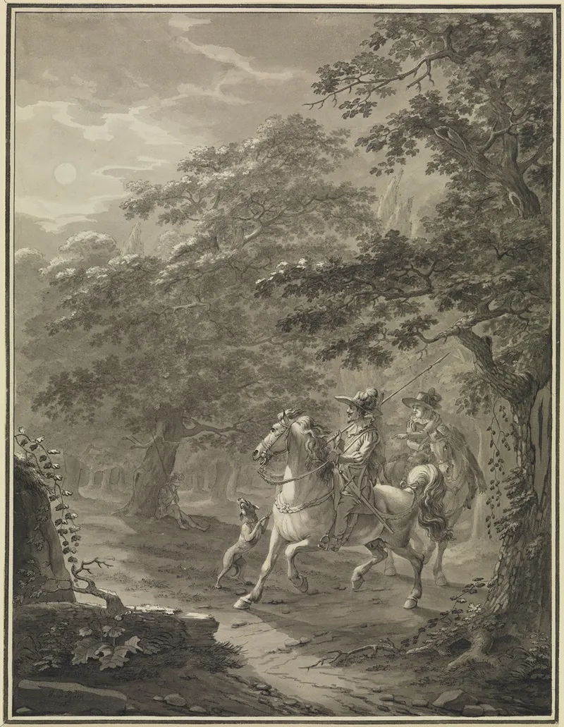 Der Mann Unter Dem Baum Illustration Zu Ritter Horst I