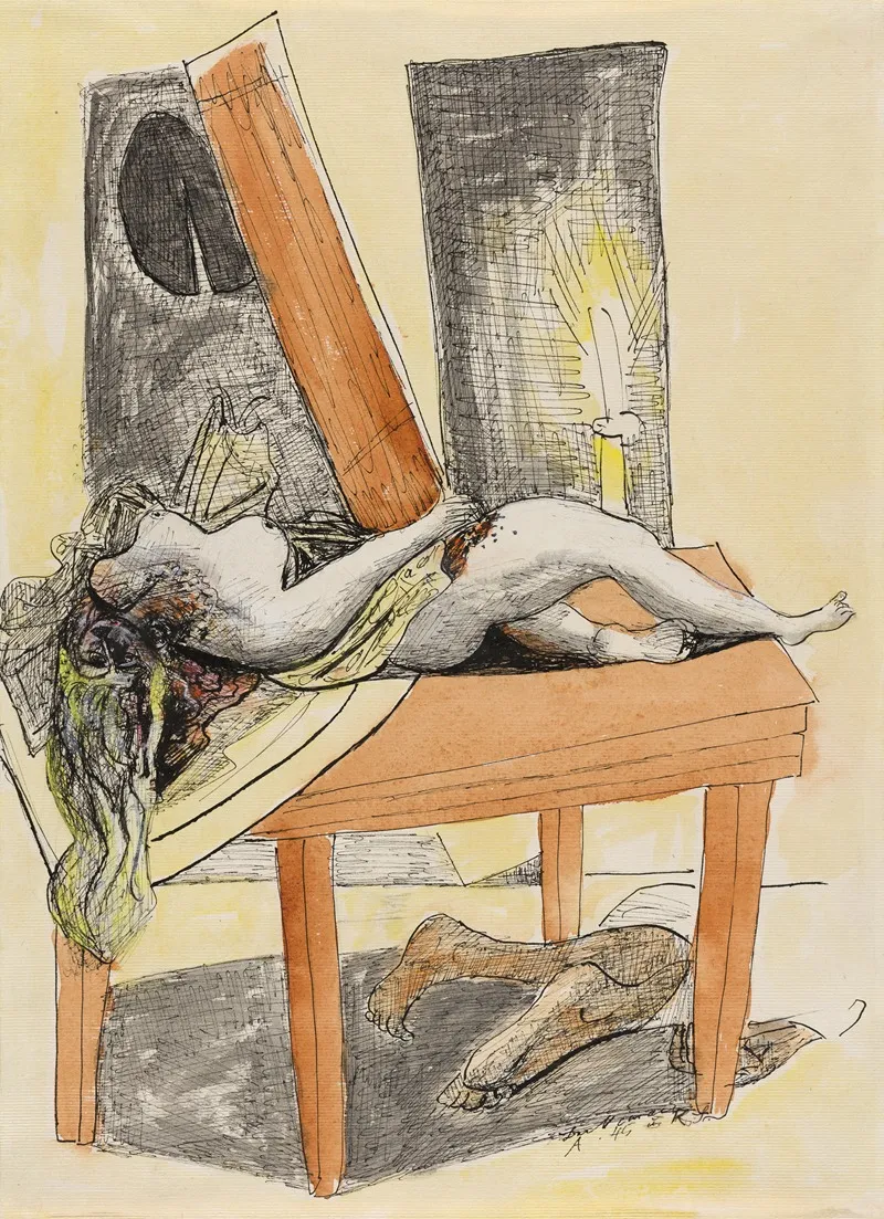 Der Mord 2 by Max Beckmann - Canvas Print