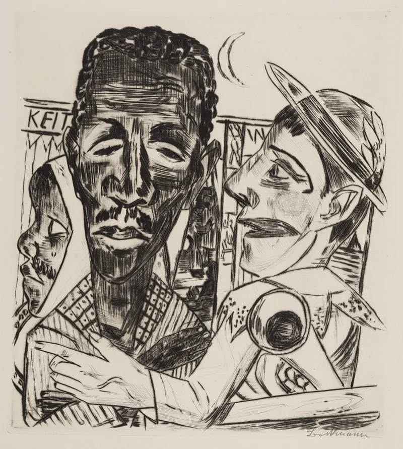 Der Neger by Max Beckmann - Canvas Print