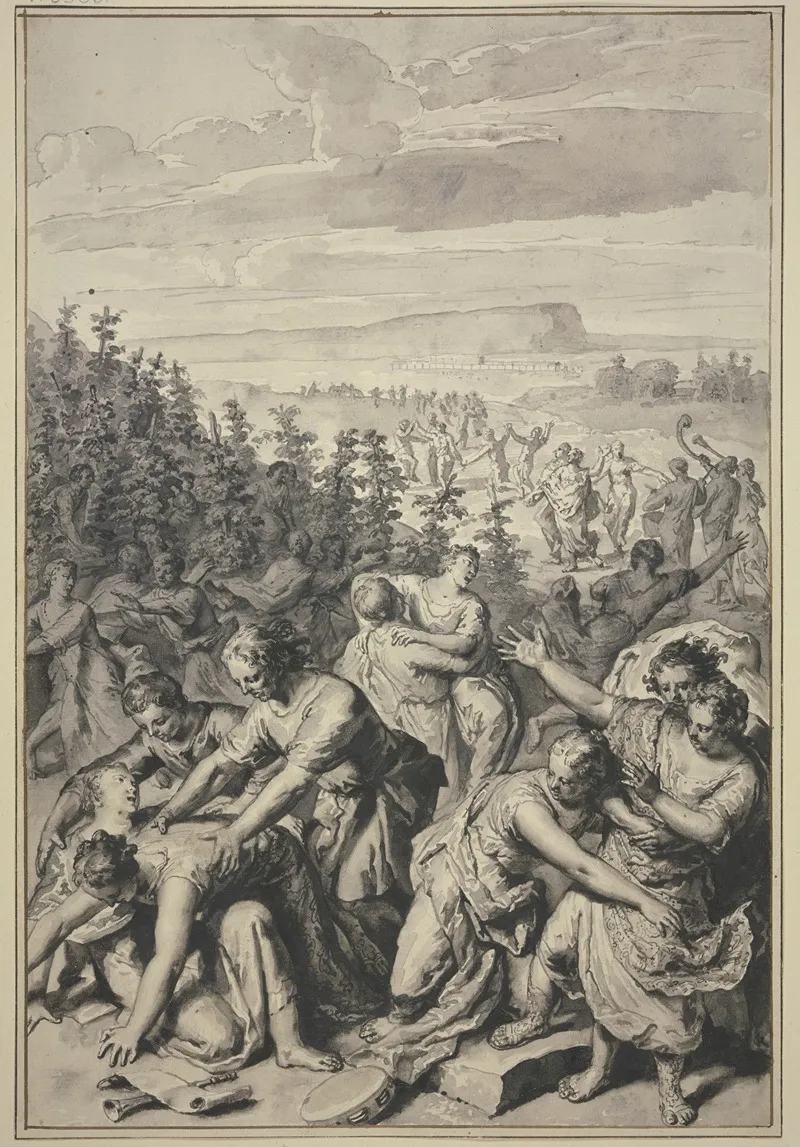 Der Raub Der Tanzenden Madchen Von Schilo Durch Die Benjamiter