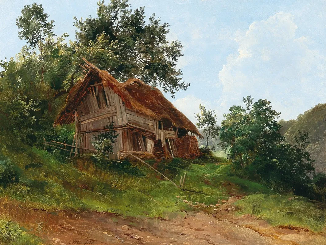 Derelict House by Franz Steinfeld - Canvas Print