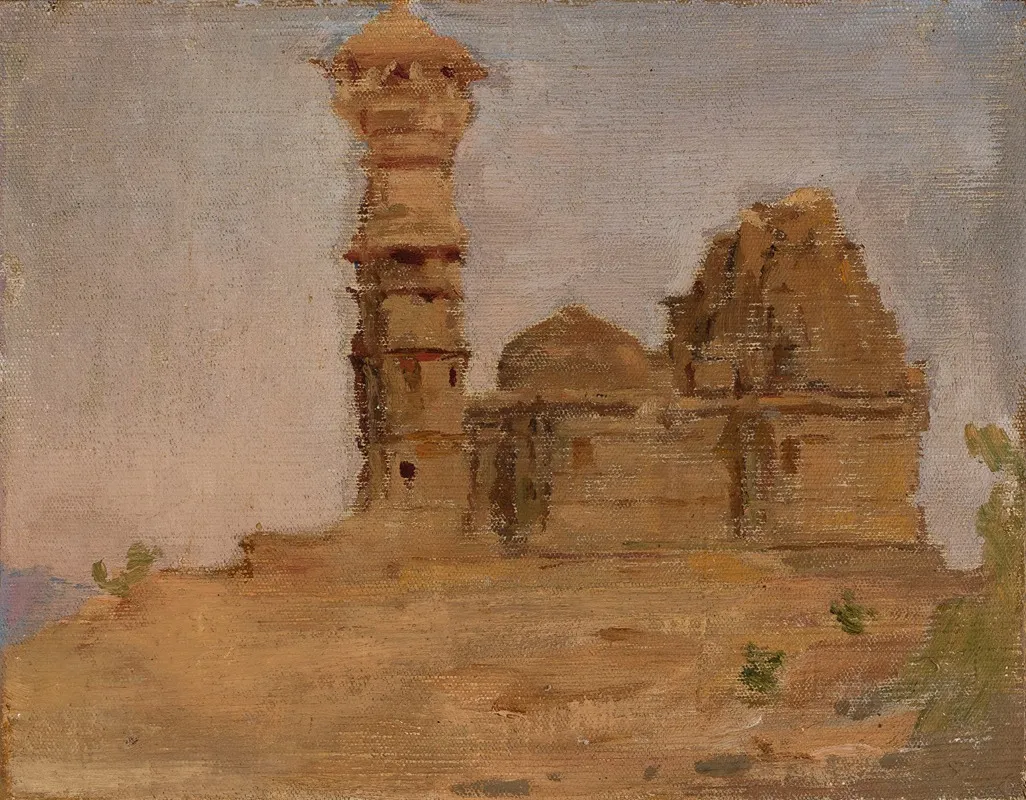 Deserted Ancient Temple In Chittorgarh From The Journey To India