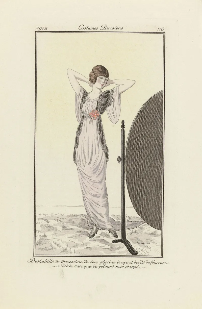 Deshabille De Mousselin 2 by Fernand Siméon - Canvas Print