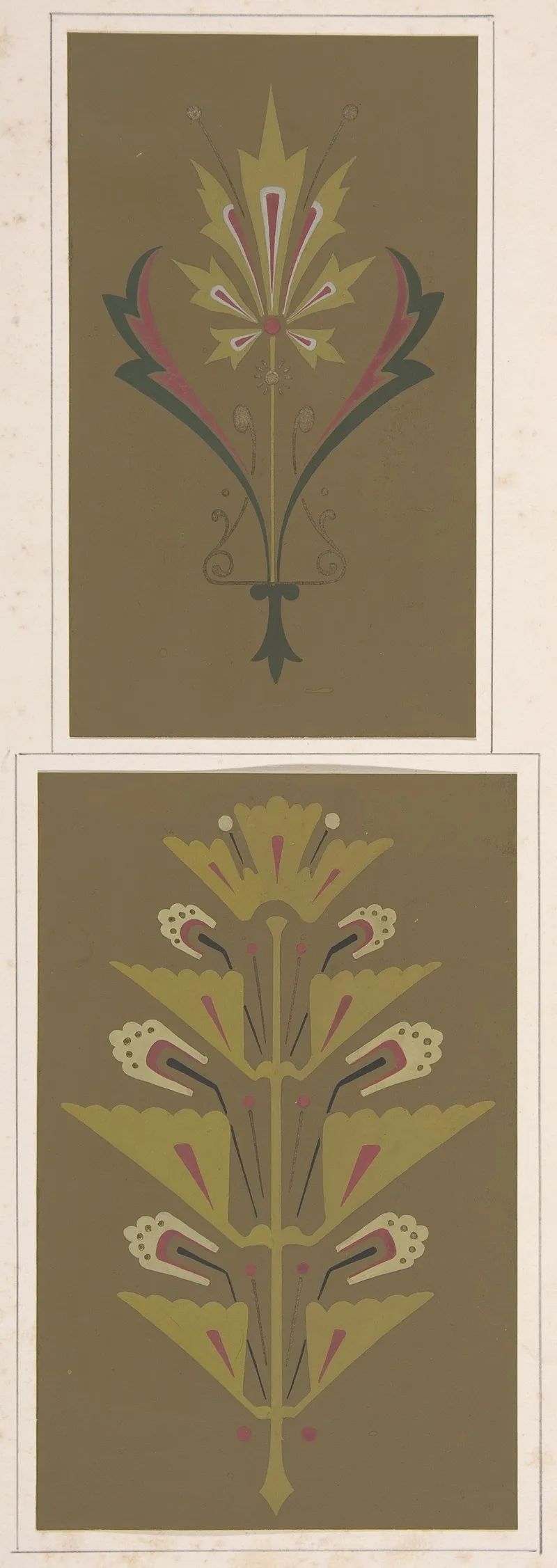 Design Drawing 17 by Christopher Dresser - Canvas Print