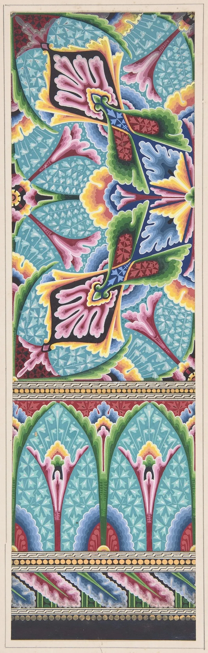 Design Drawing 2 by Christopher Dresser - Canvas Print