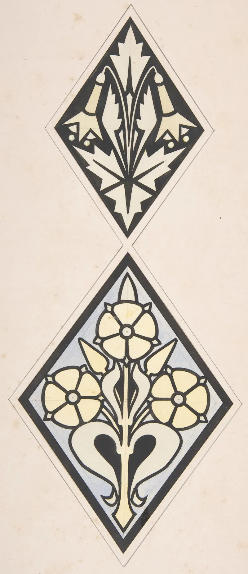 Design Drawing 8 by Christopher Dresser - Canvas Print