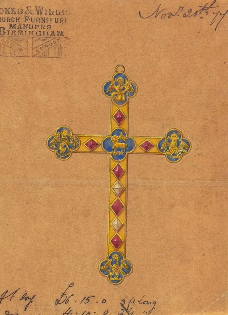 Design Executed For Jones And Willis Metal And Wood Workers And Church Furniture Manufacturers Of Birmingham And London 18