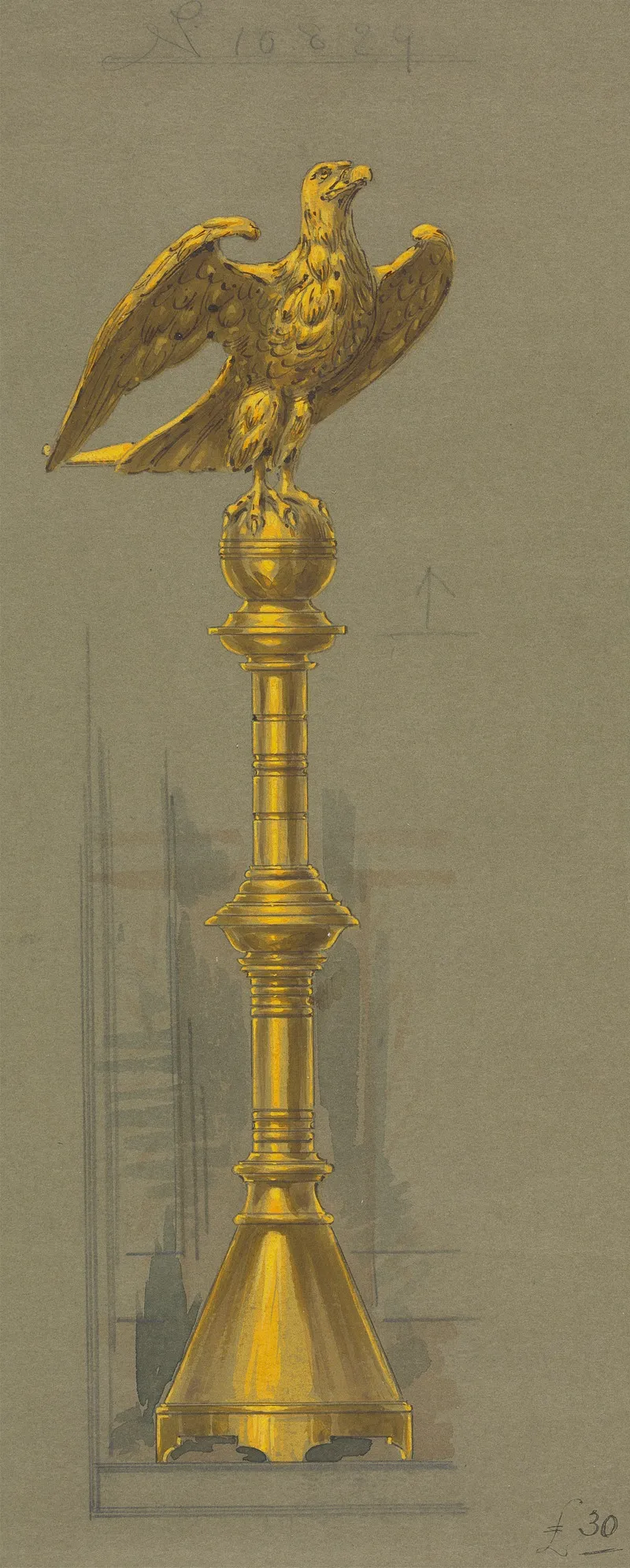 Design Executed For Jones And Willis Metal And Wood Workers And Church Furniture Manufacturers Of Birmingham And London 40 by George Edmund Street - Canvas Print