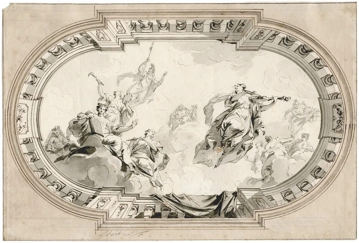 Design For A Ceiling Decoration