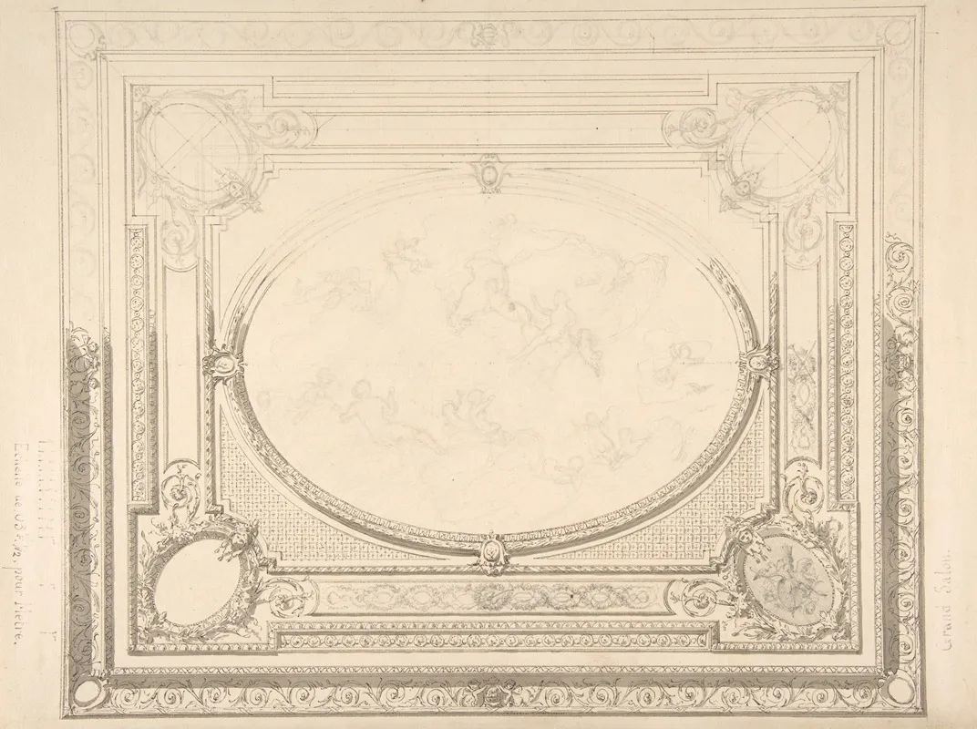 Design For A Ceiling The Grand Salon