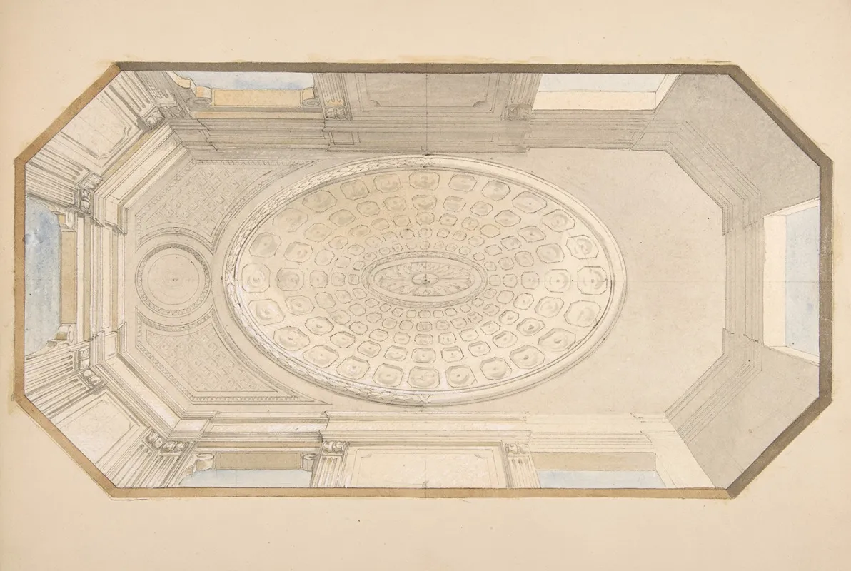 Design For A Coiffered Ceiling