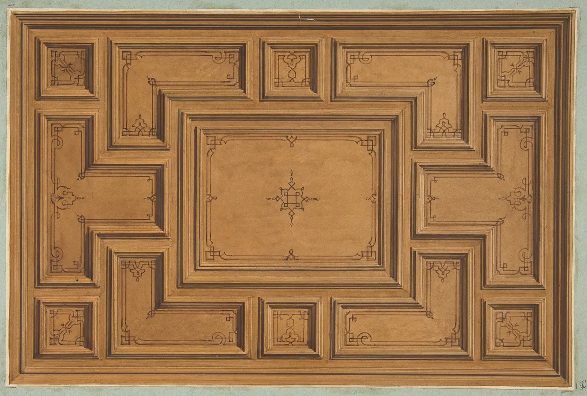 Design For A Decorated Ceiling