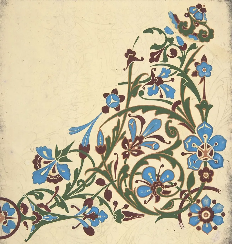 Design For A Floral Pattern