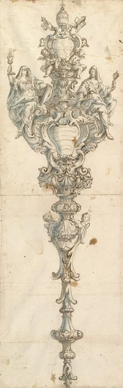 Design For A Mace by Giovanni Giardini - Canvas Print