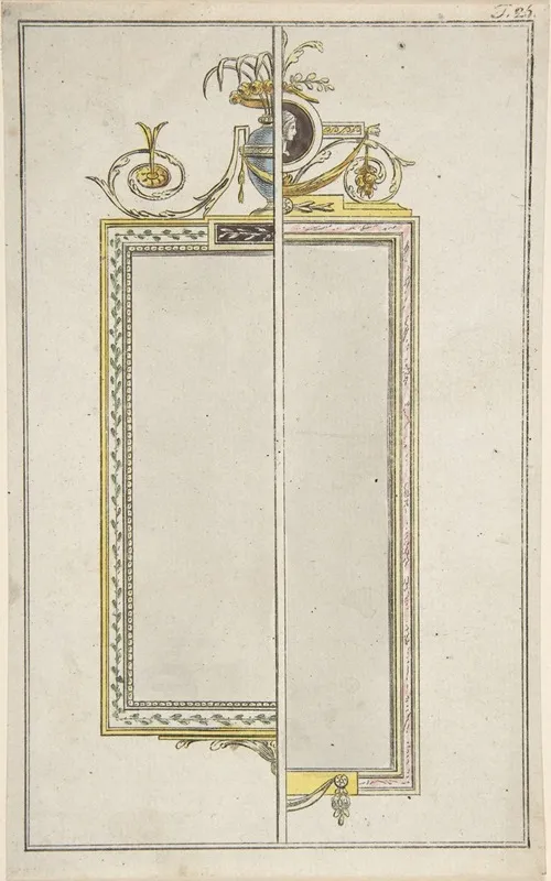 Design For A Mirror 2 by James Wyatt - Canvas Print