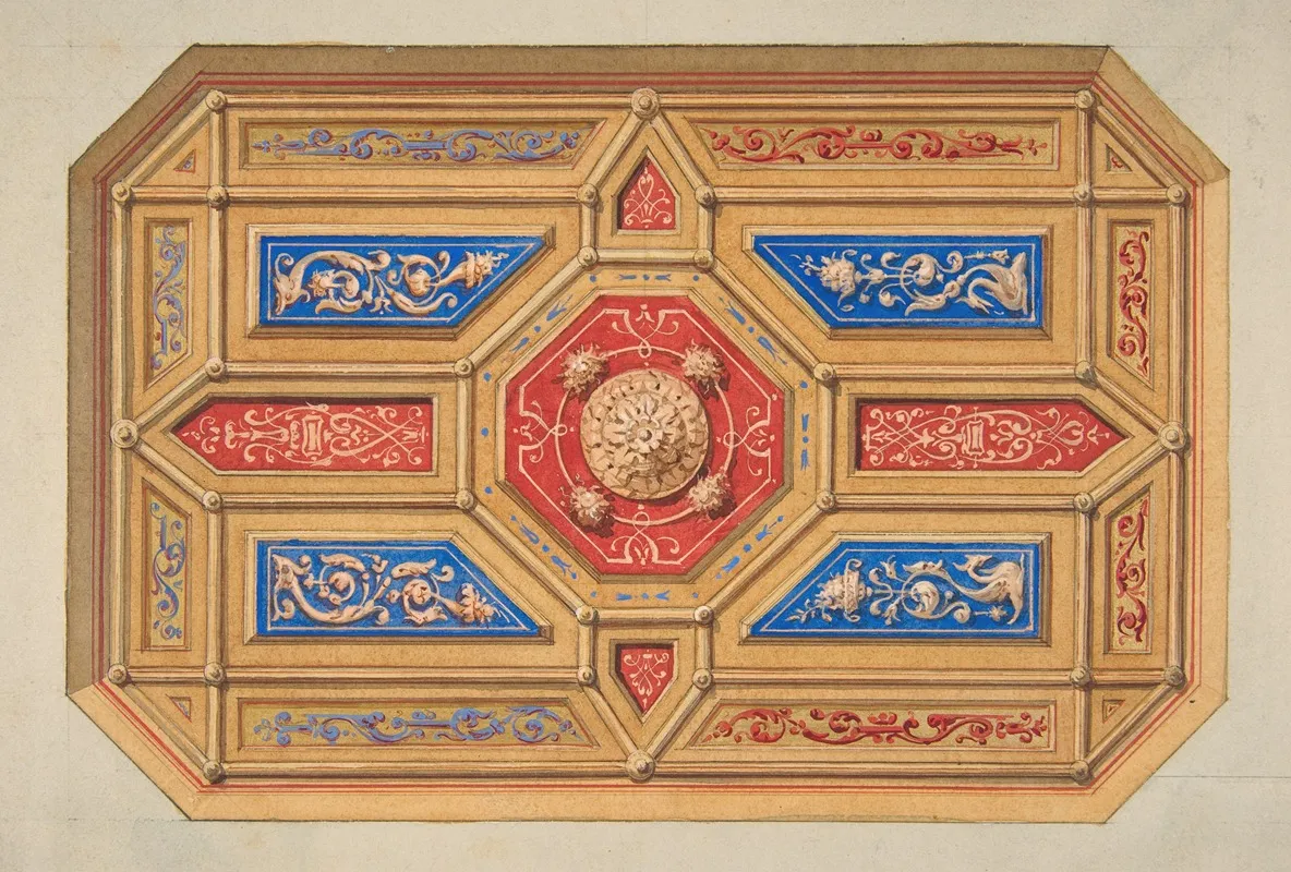 Design For A Paneled Ceiling