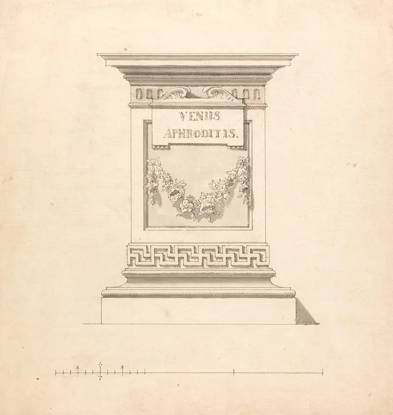 Design For A Plinth by Joseph Wilton - Canvas Print