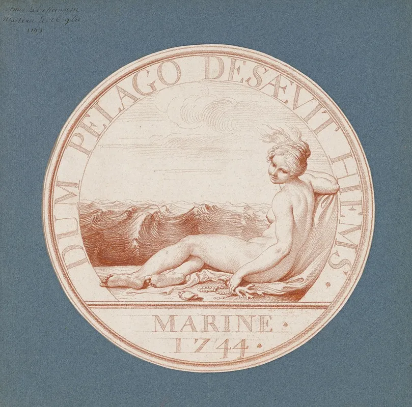 Design For A Token Marine 1744