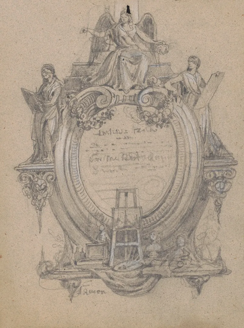 Design For Allegory Relating To The Arts